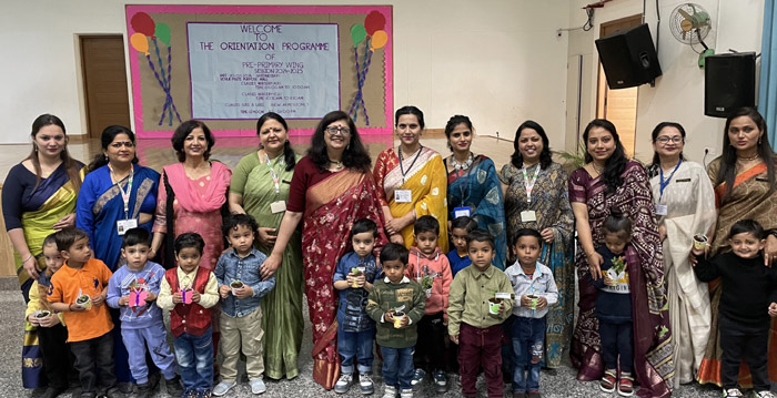 अंकुर स्कूल में ओरिएंटेशन कार्यक्रम का आयोजन।